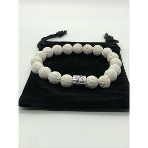 Lemegeton Handmade White Beads Bracelet Capricorn